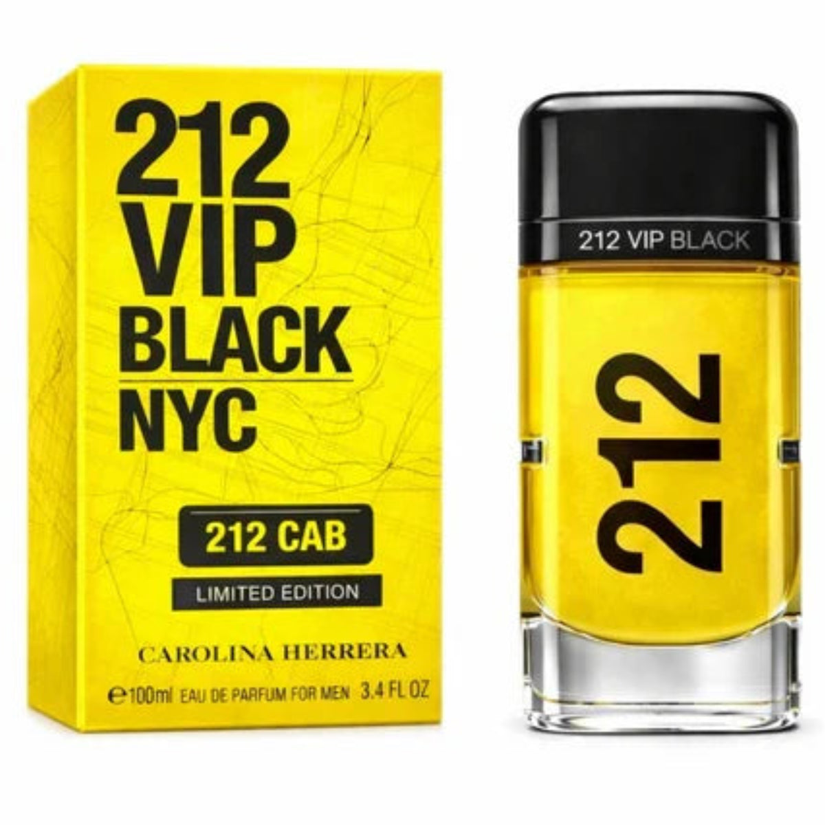 Carolina Herrera 212 VIP Black Cab 3.4oz Men EDP Spray – DH&P