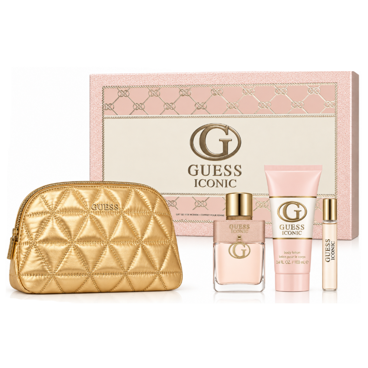 Guess Iconic 4-Piece Set 3.4oz Women EDP Spray – DH&P