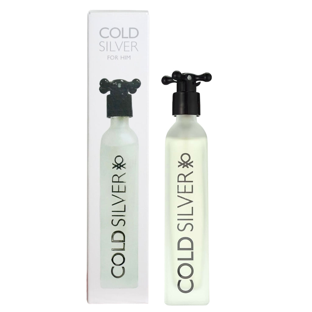 Benetton Cold Silver 3.3oz Men EDT Spray