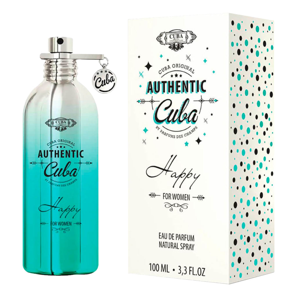 Cuba Authentic Happy 3.3oz Women EDP