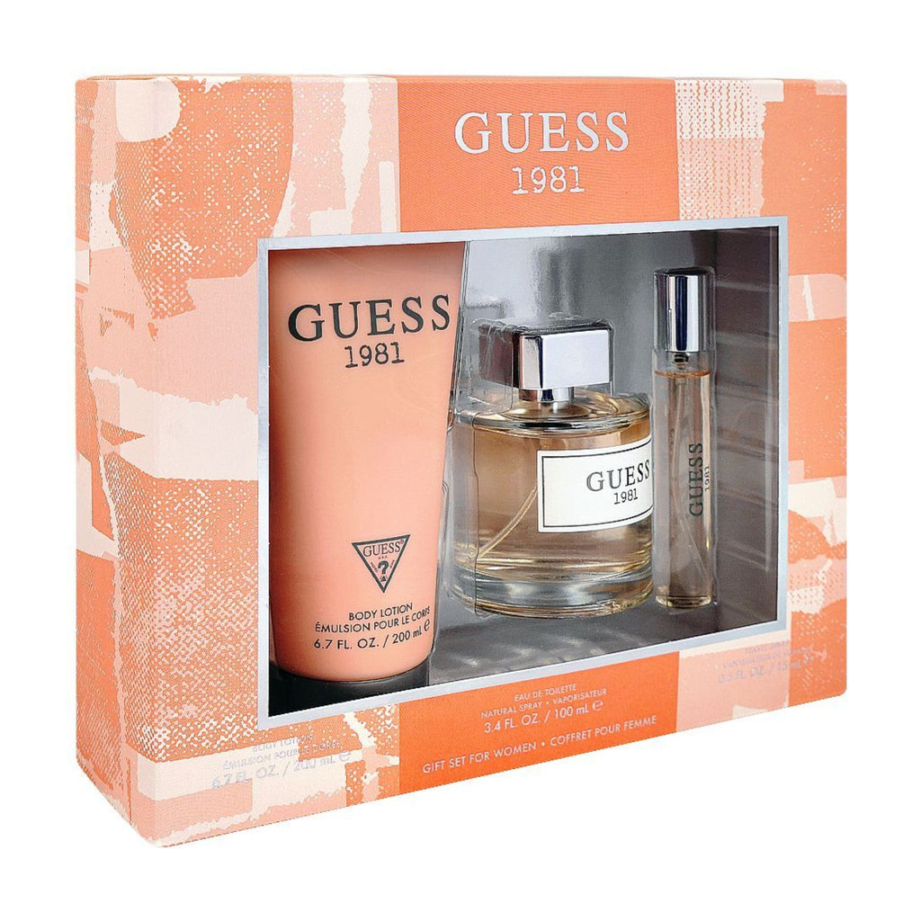 GUESS 1981 SET 3p 3.4oz W EDT