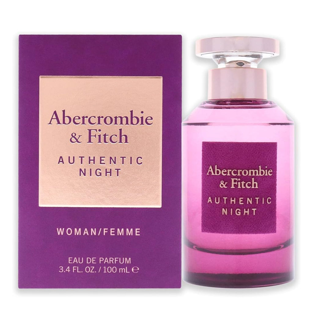 Abercrombie & Fitch Authentic Night 3.4oz Women EDP Spray