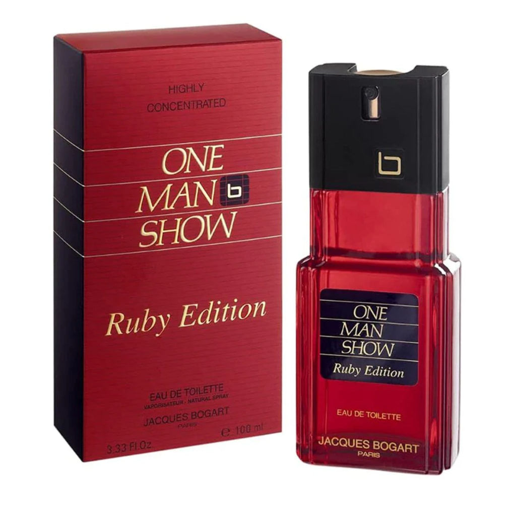 Jacques Bogart One Man Show Ruby 3.3oz Men EDT Spray