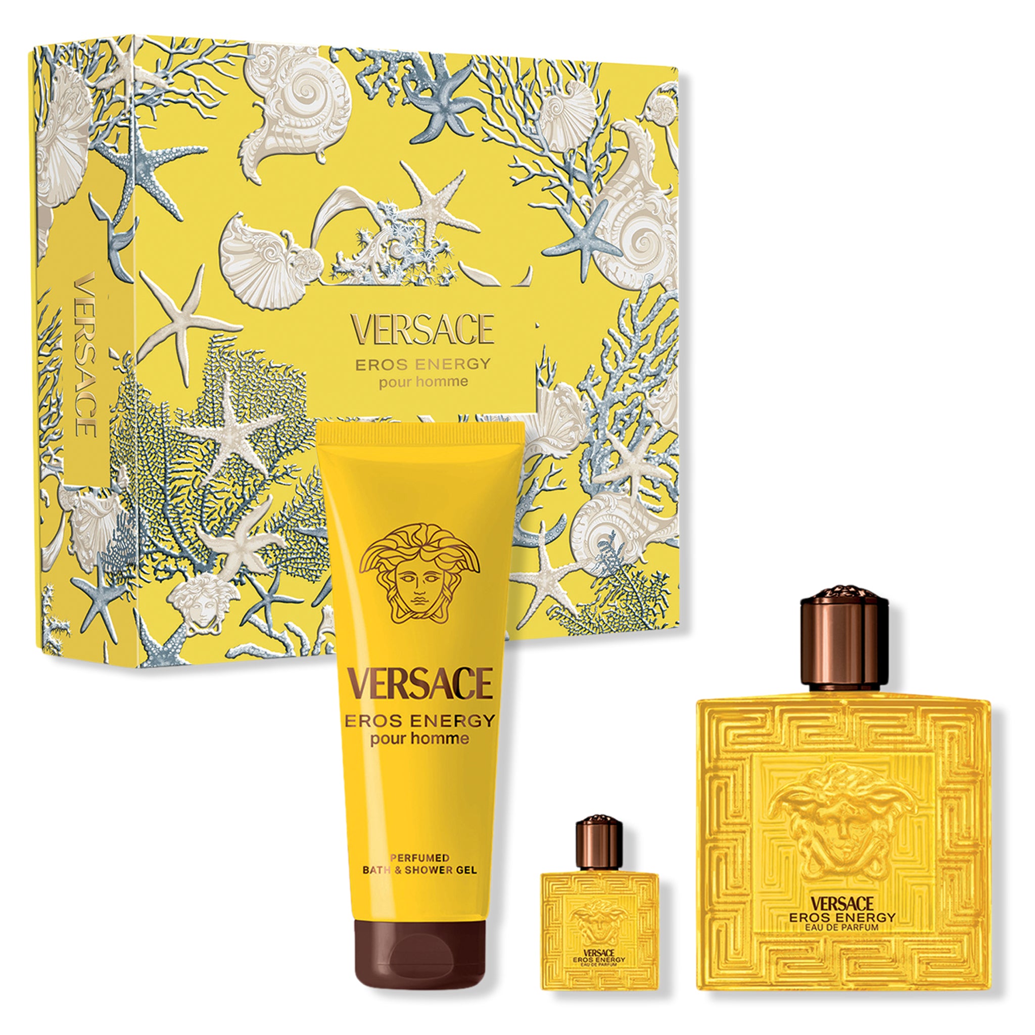 Versace Eros Energy 3-Piece Set 3.4oz EDP Spray – DH&P