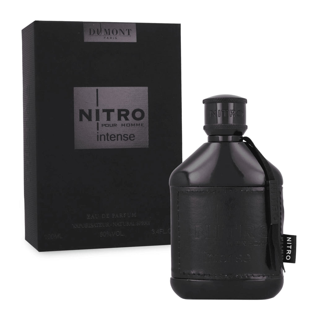 Nitro Black Intense by Dumont 3.4oz Men EDP Spray