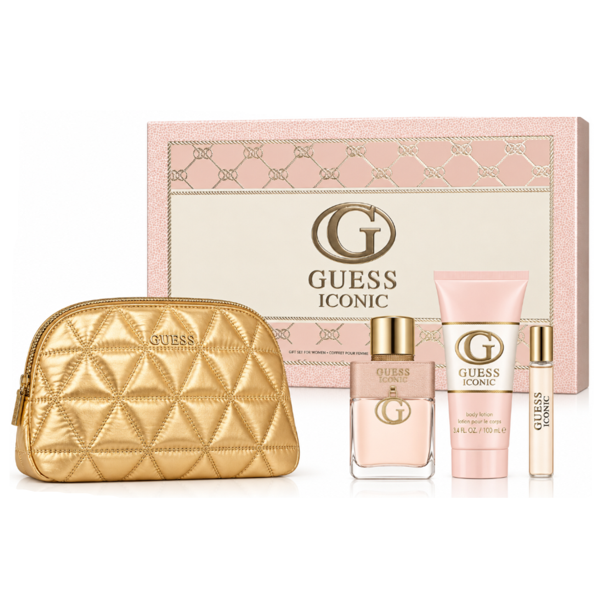 Guess Iconic 4-Piece Set 3.4oz Women EDP Spray – DH&P