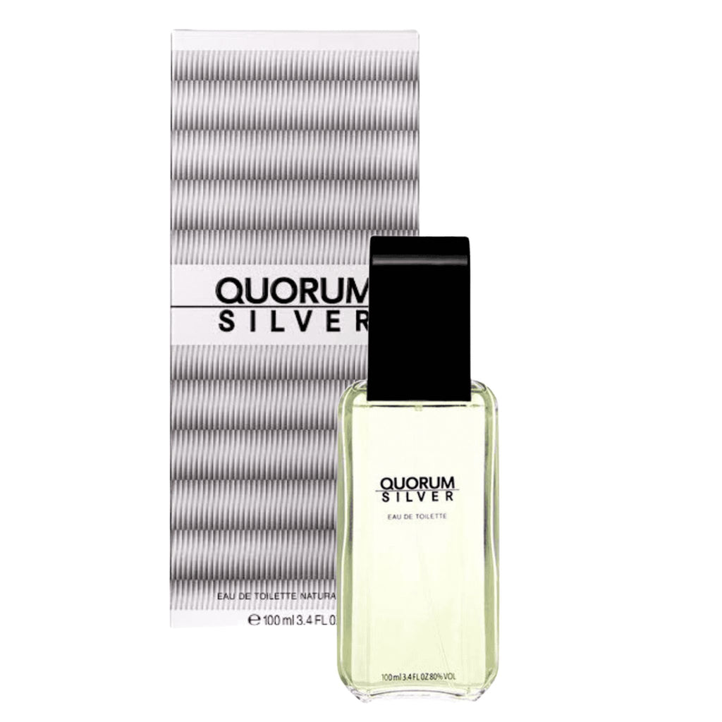 Quorum Silver by Antonio Puig 3.4oz Men EDT Spray