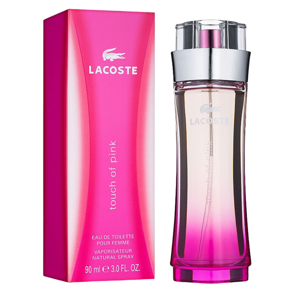 Touch Of Pink By Lacoste 3.0 Oz Eau De Toilette Spray