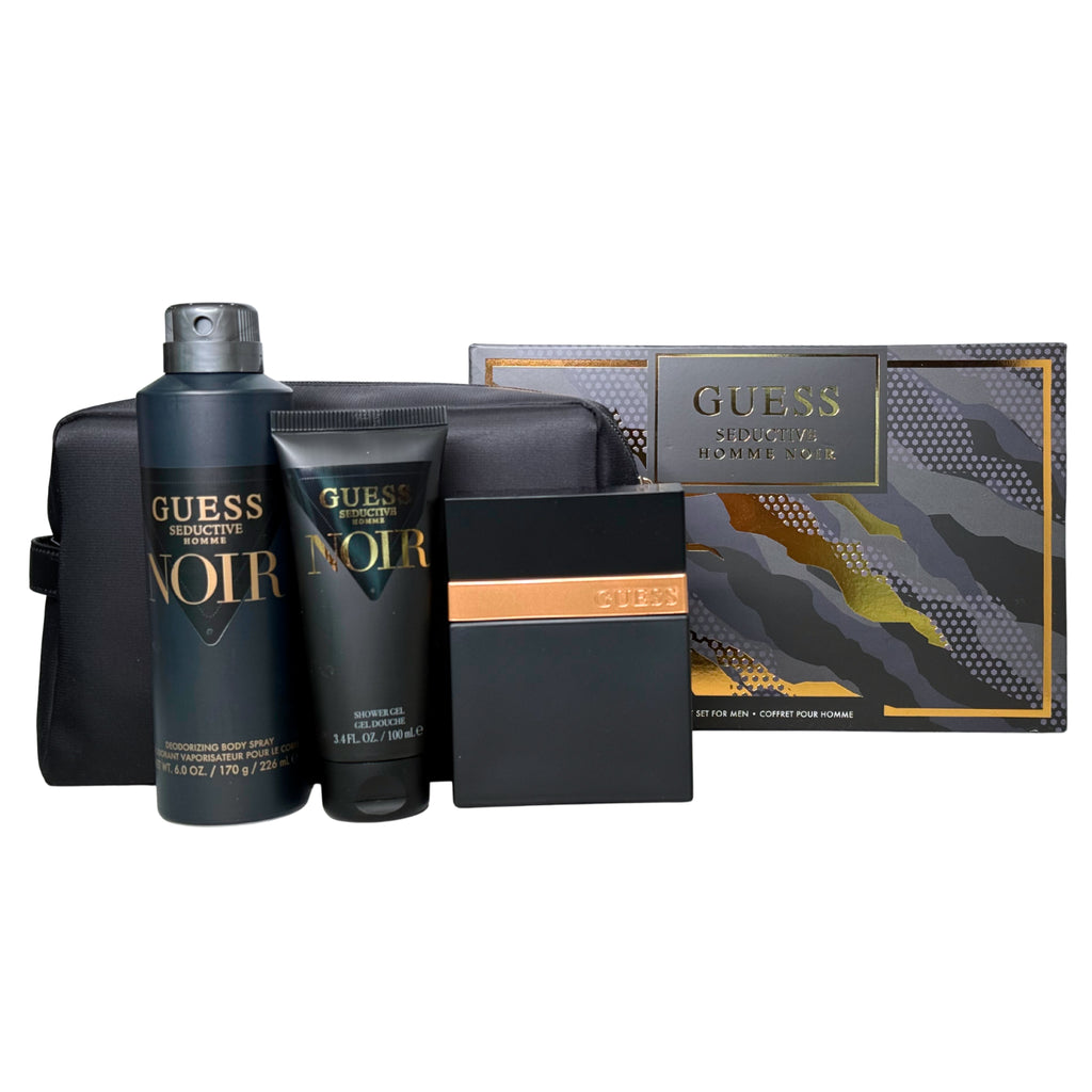 Guess Seductive Noir 4-Piece Set 3.4oz Men