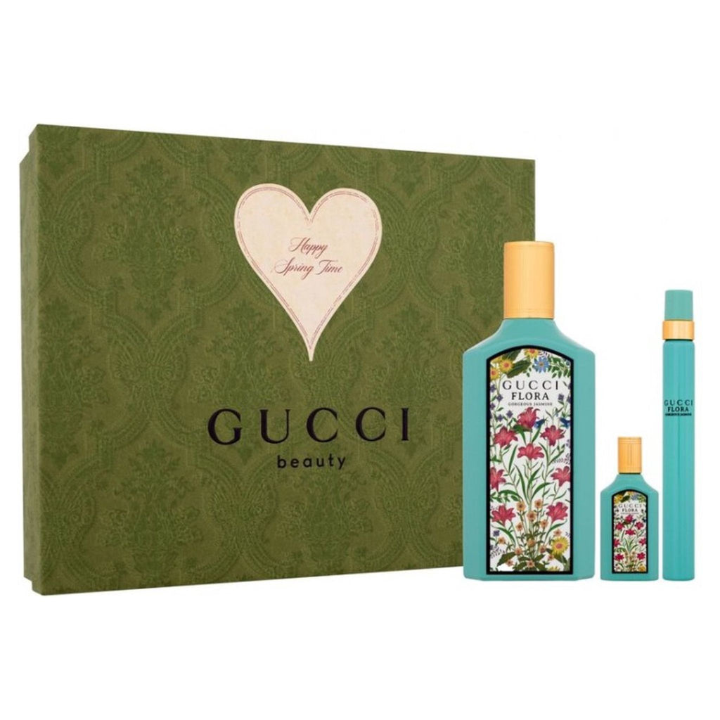 Gucci Flora Gorgeous Jasmine 3-Piece Set 3.4oz Women EDP