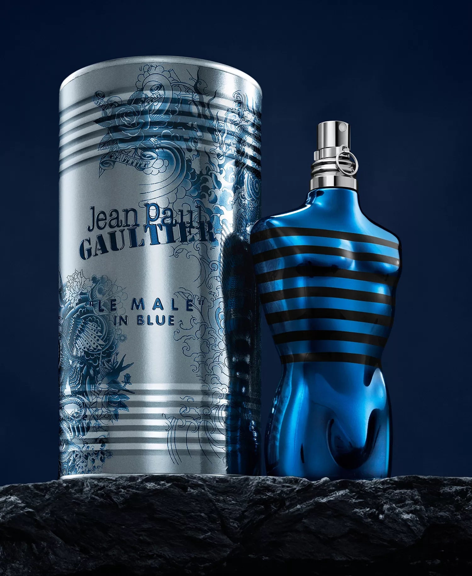 激レア⚠️Jean Paul GAULTIER HOMME Jean Paul Gaultier Le Male In Blue 4.2oz Men EDP Spray – DH&P