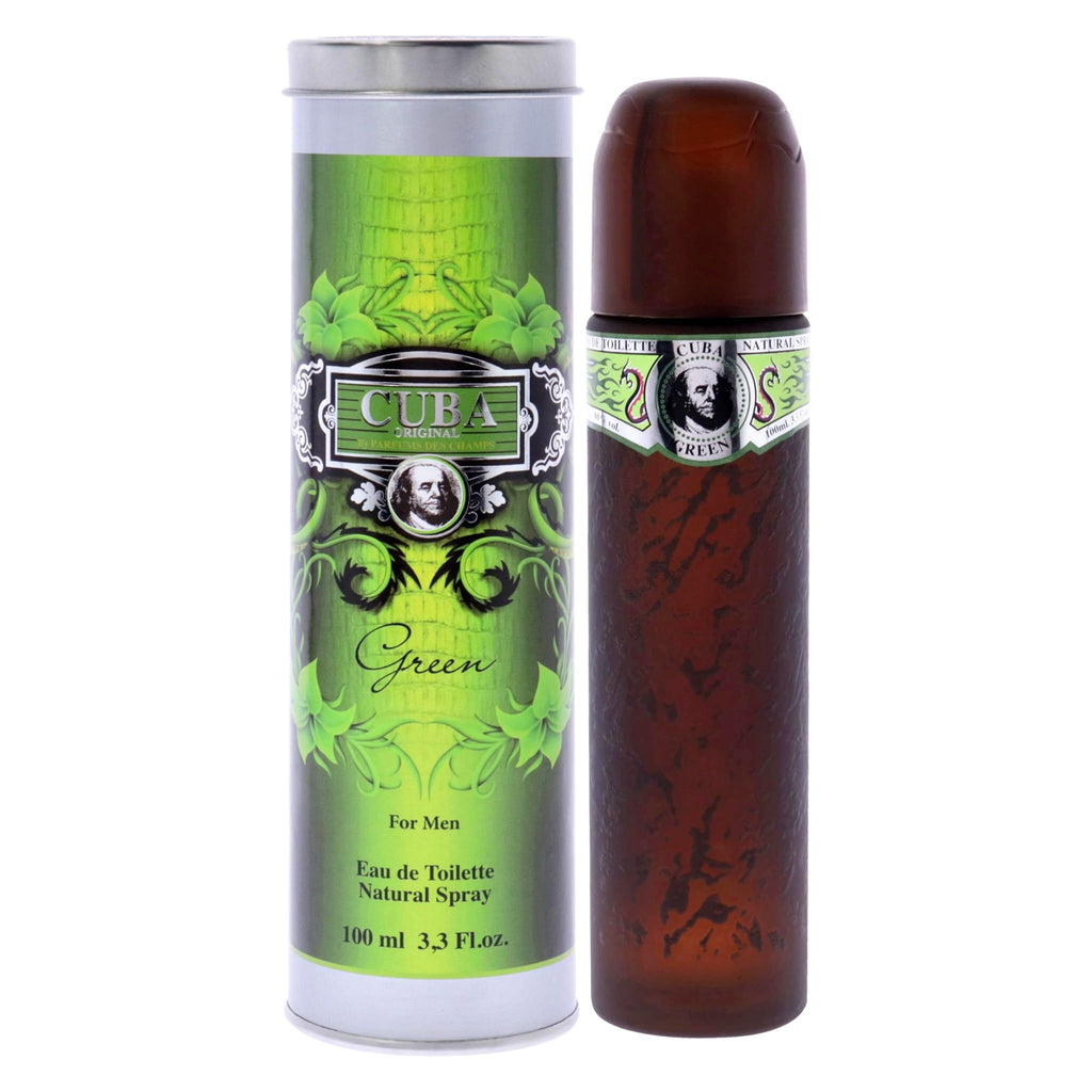 Cuba Green 3.3oz Men EDT Spray