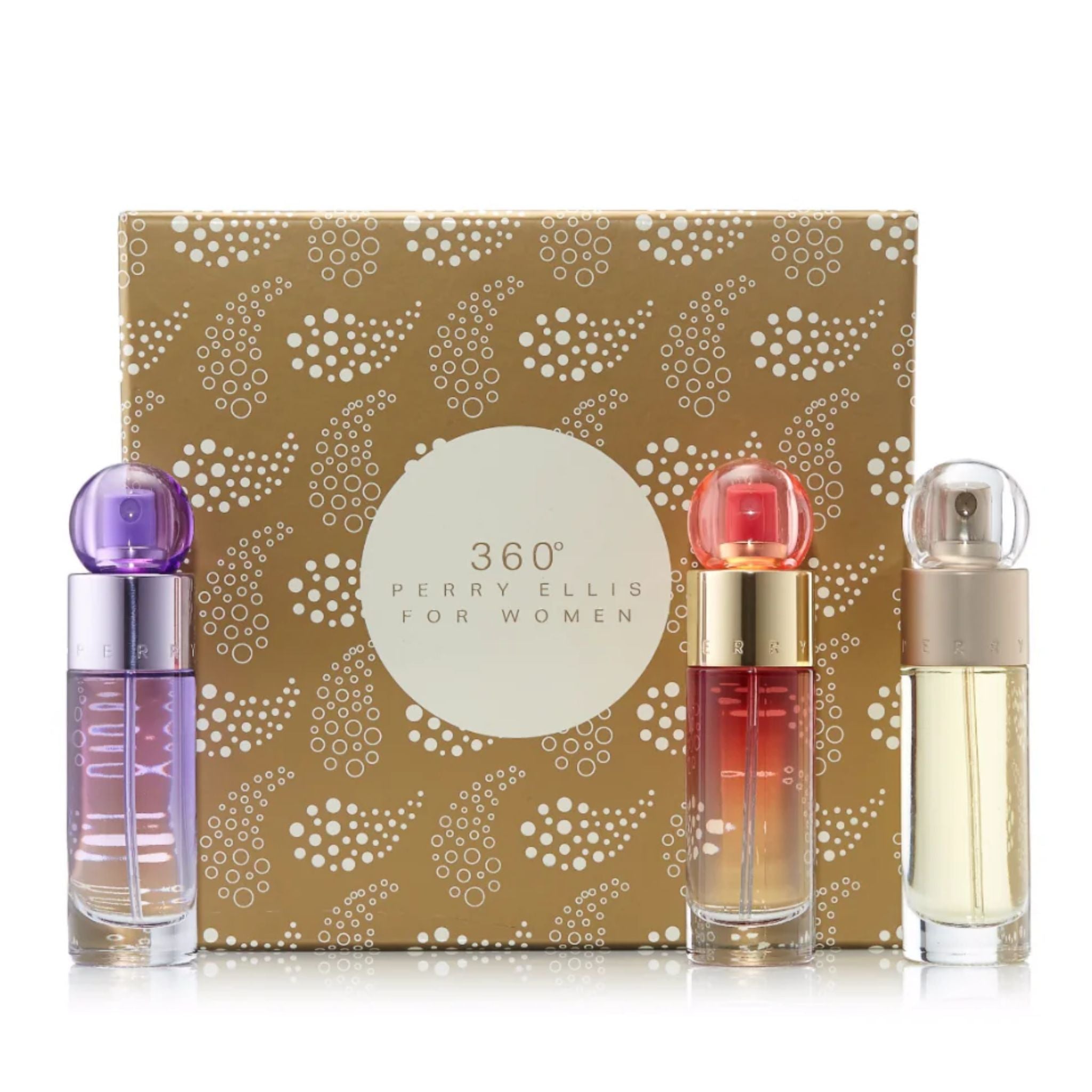Perry Ellis 360 Trio 3-Piece Set 1.0oz Women EDT Spray – DH&P