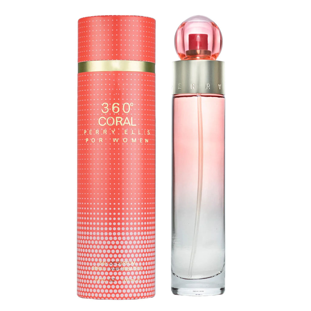 360° Coral By Perry Ellis - Eau De Parfum 3.4 Oz. Spray