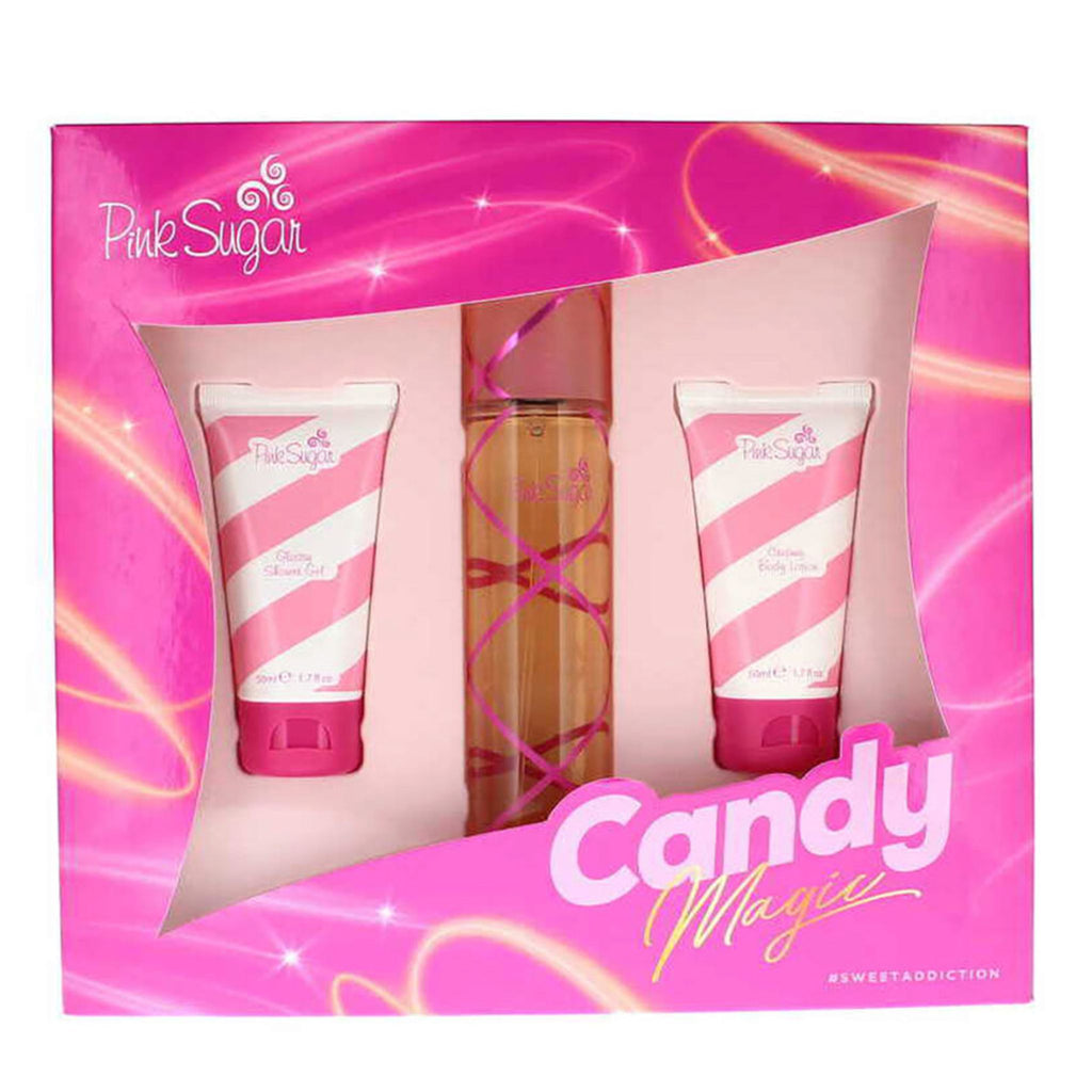 Pink Sugar 3-Piece Set 3.4oz Women EDP Spray