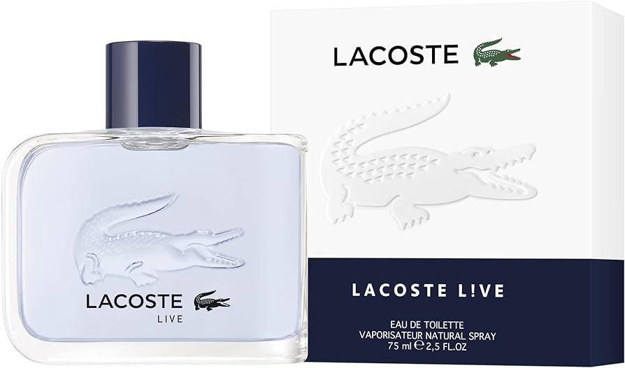 Lacoste Live by Lacoste EDT Spray Men 2.5 oz