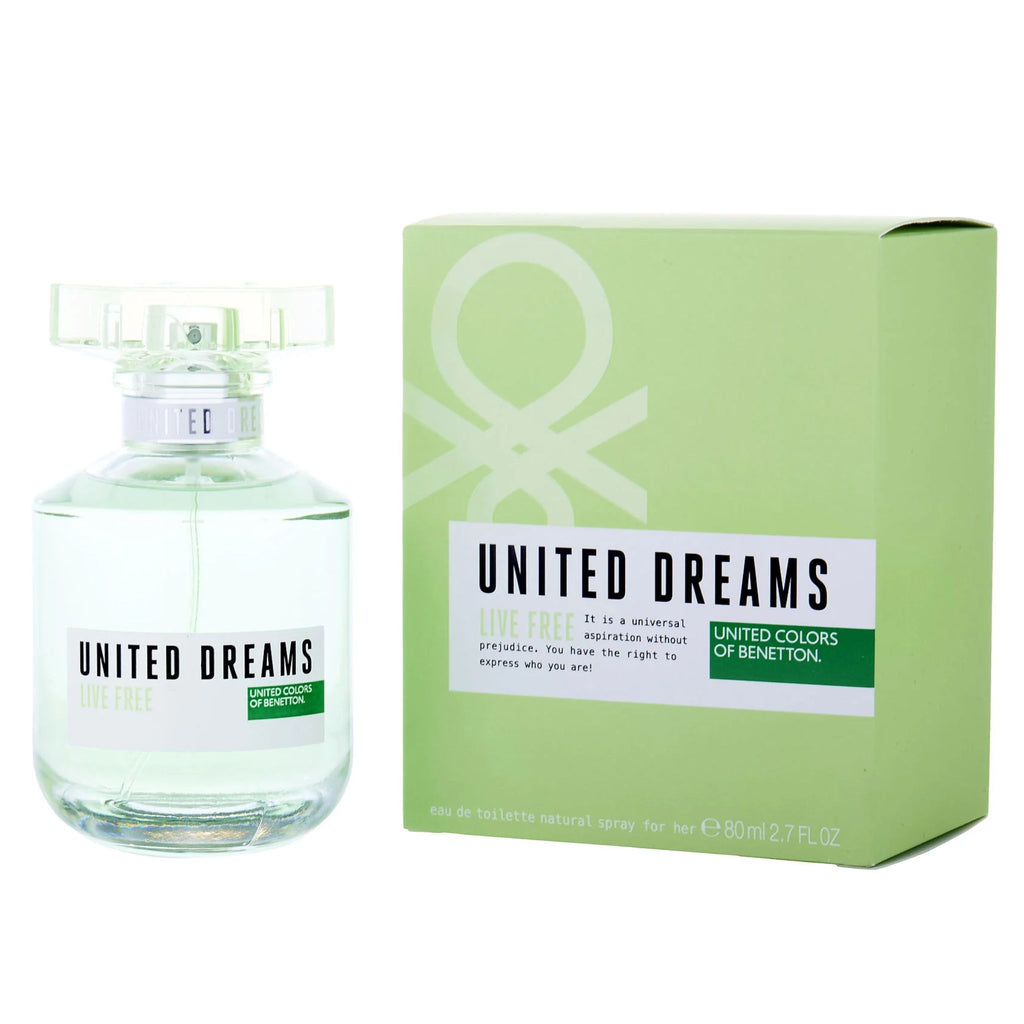 Benetton United Dreams Live Free 2.7oz Women EDT Spray