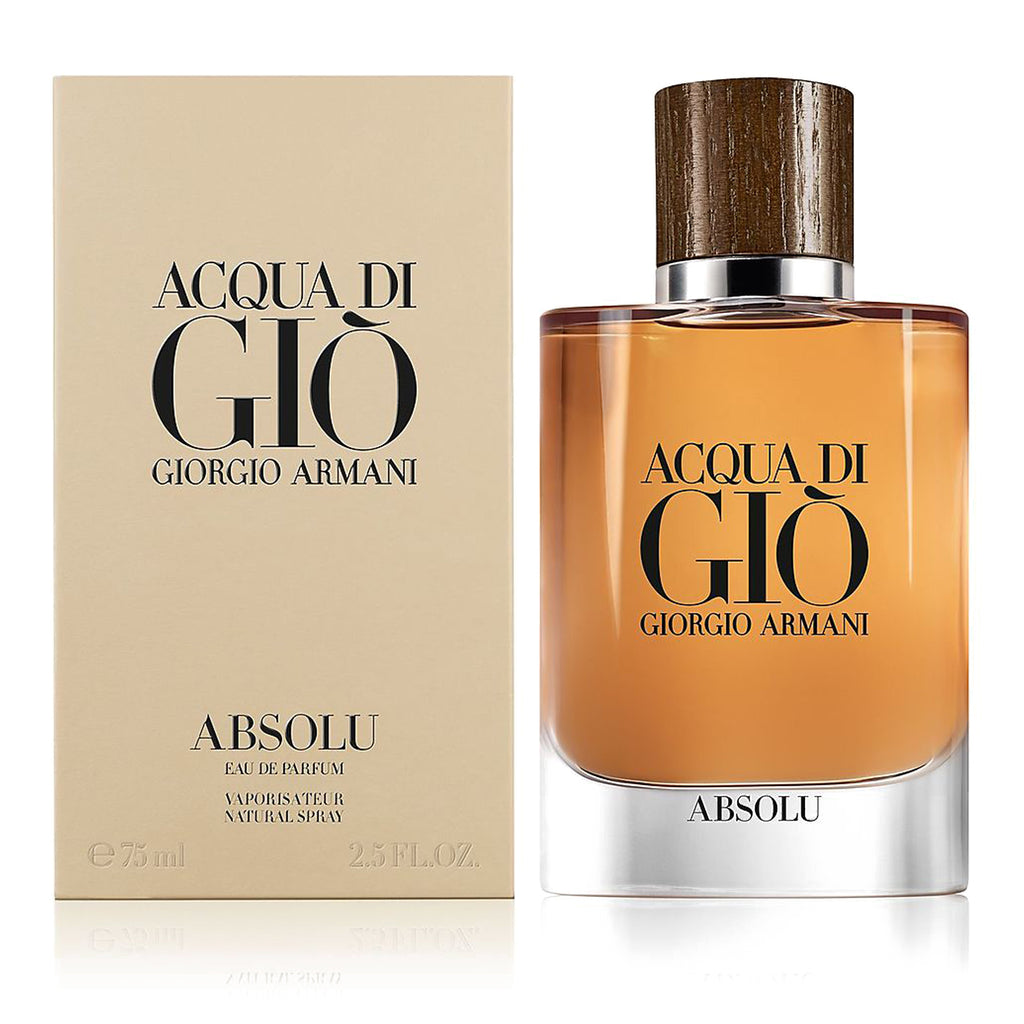 Acqua Di Gio Absolu by Giorgio Armani for Men 2.5oz EDP Spray