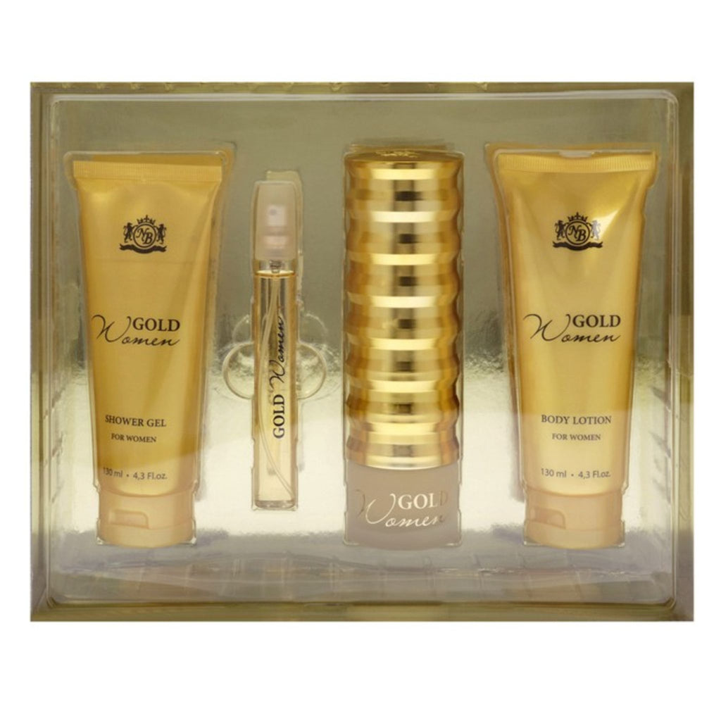 Gold Woman 4-Piece Set 3.3oz Women EDP Spray