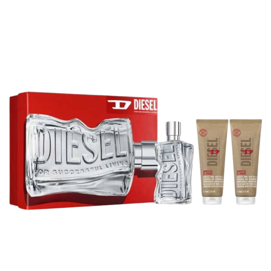 Diesel D 3-Piece Set 3.4oz Men EDT Spray