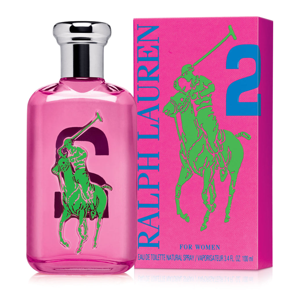 Ralph Lauren Polo Big Pony Pink 2 Women 3.4oz EDT Spray