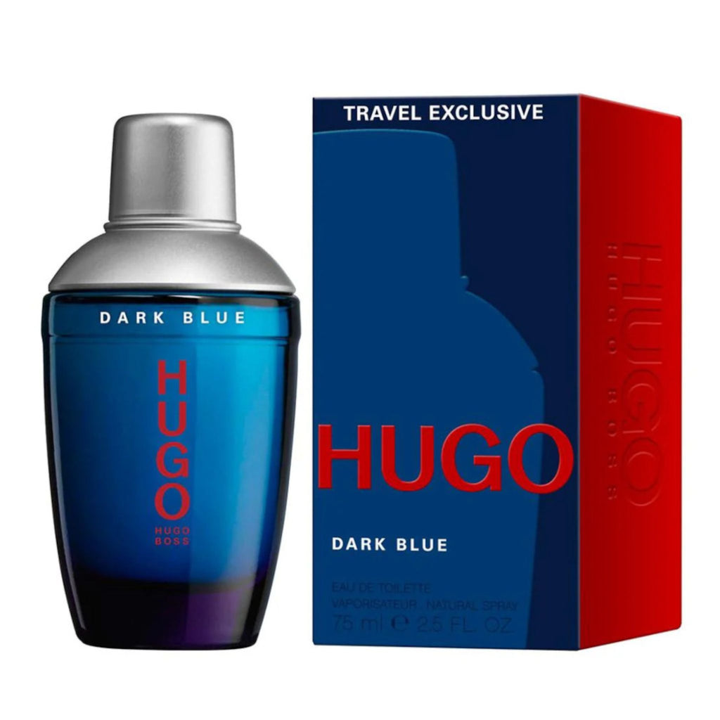 Hugo Boss Dark Blue for Men 2.5oz Eau de Toilette Spray