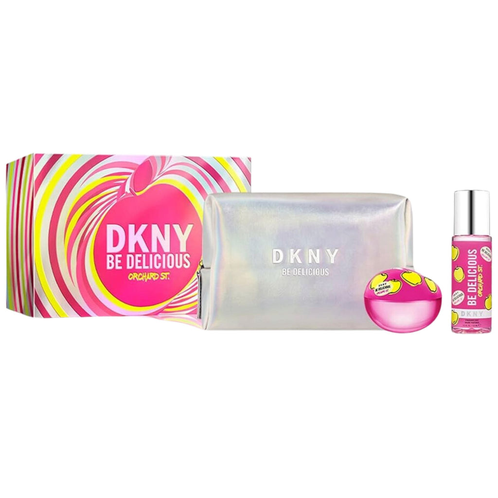 DKNY Be Delicious Orchad St 3-Piece Set 3.4oz Women EDP Spray