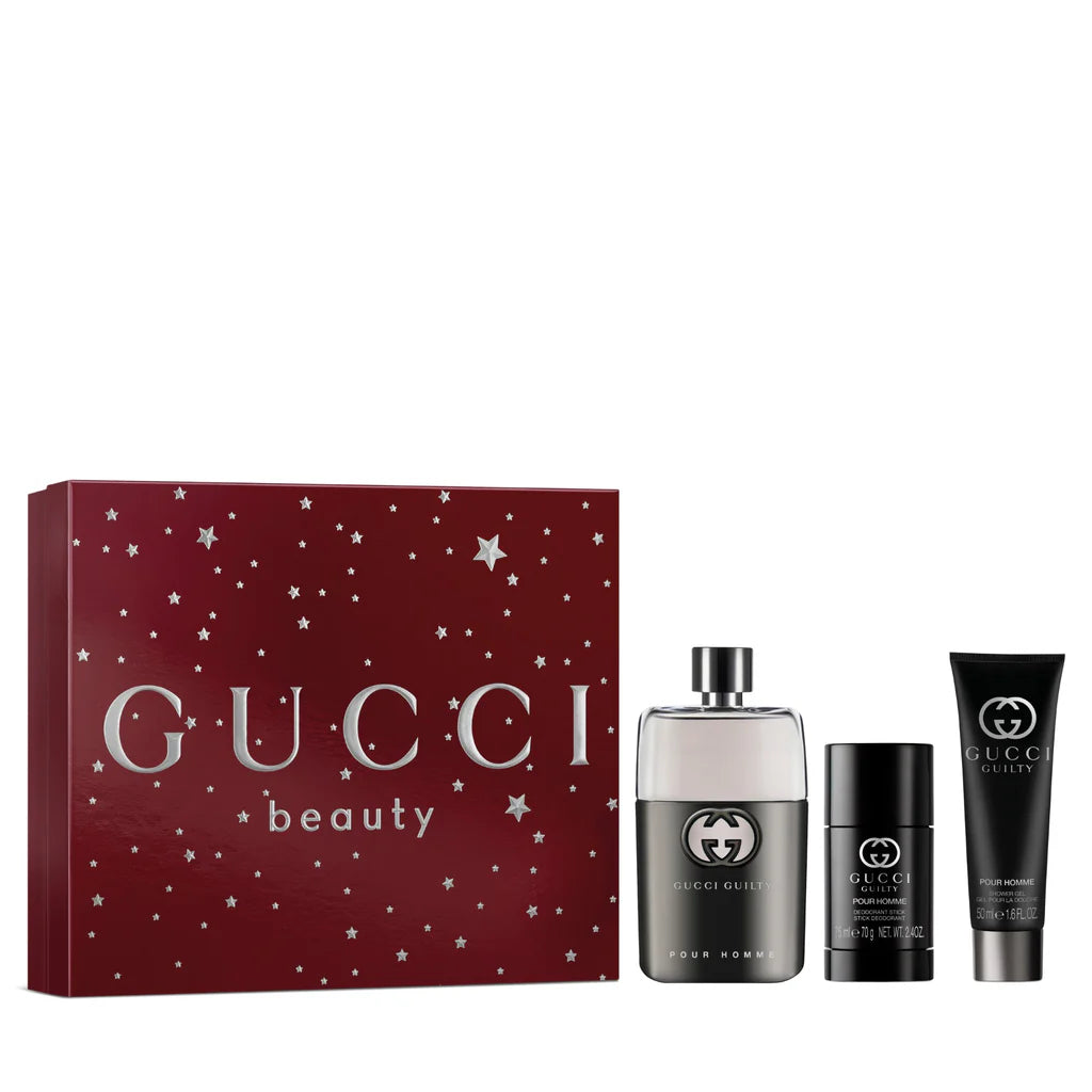 Gucci Guilty 3-Piece Set 3.0oz Men EDT Spray – DH&P