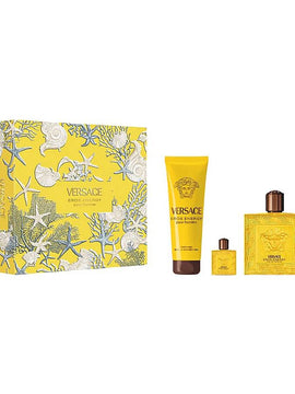Versace Eros Energy 3- Piece Set 3.4oz Men Spray