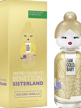 Benetton Sisterland Golden Vanilla 2.7oz EDP Women Spray