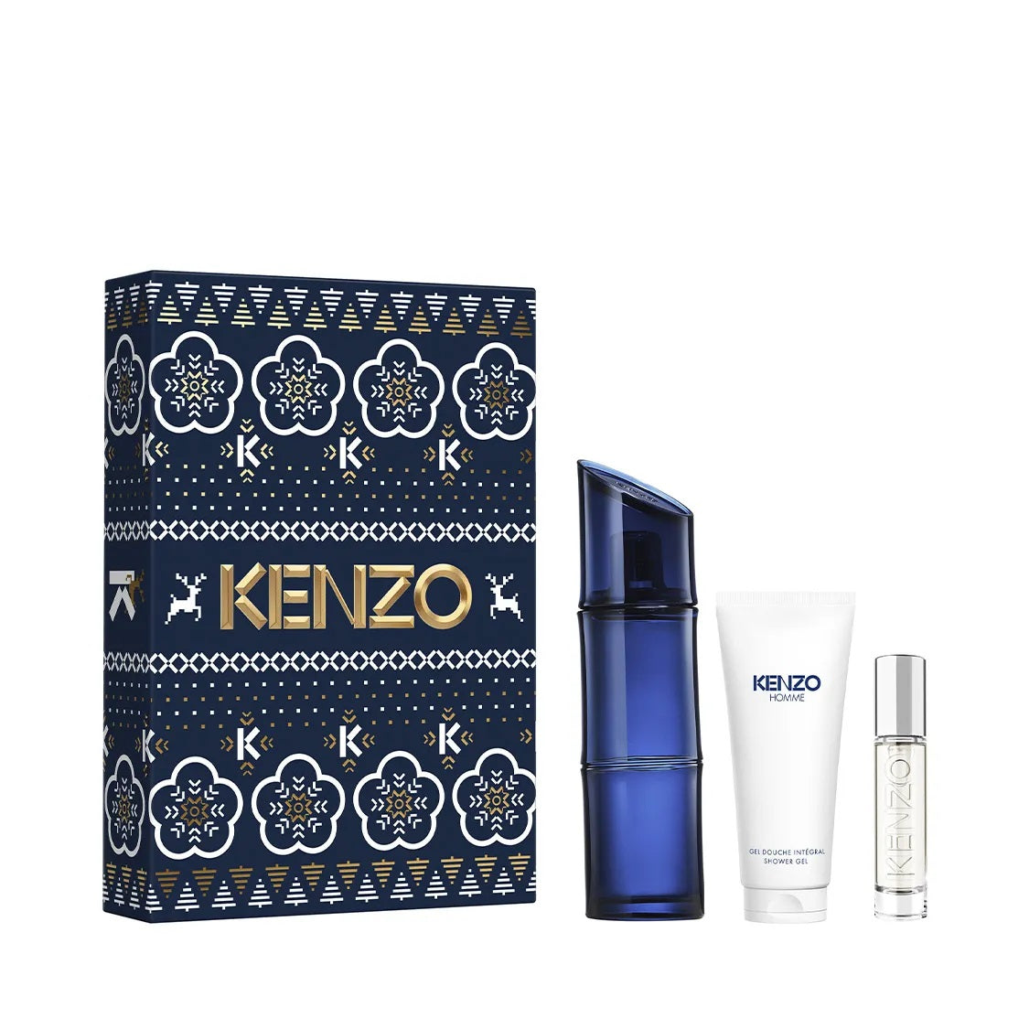 Kenzo Homme Intense 3-Piece Set 3.7oz Men EDT Spray – DH&P