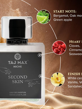 Taj Max Niche Second Skin 3.5oz Unisex EDP Spray